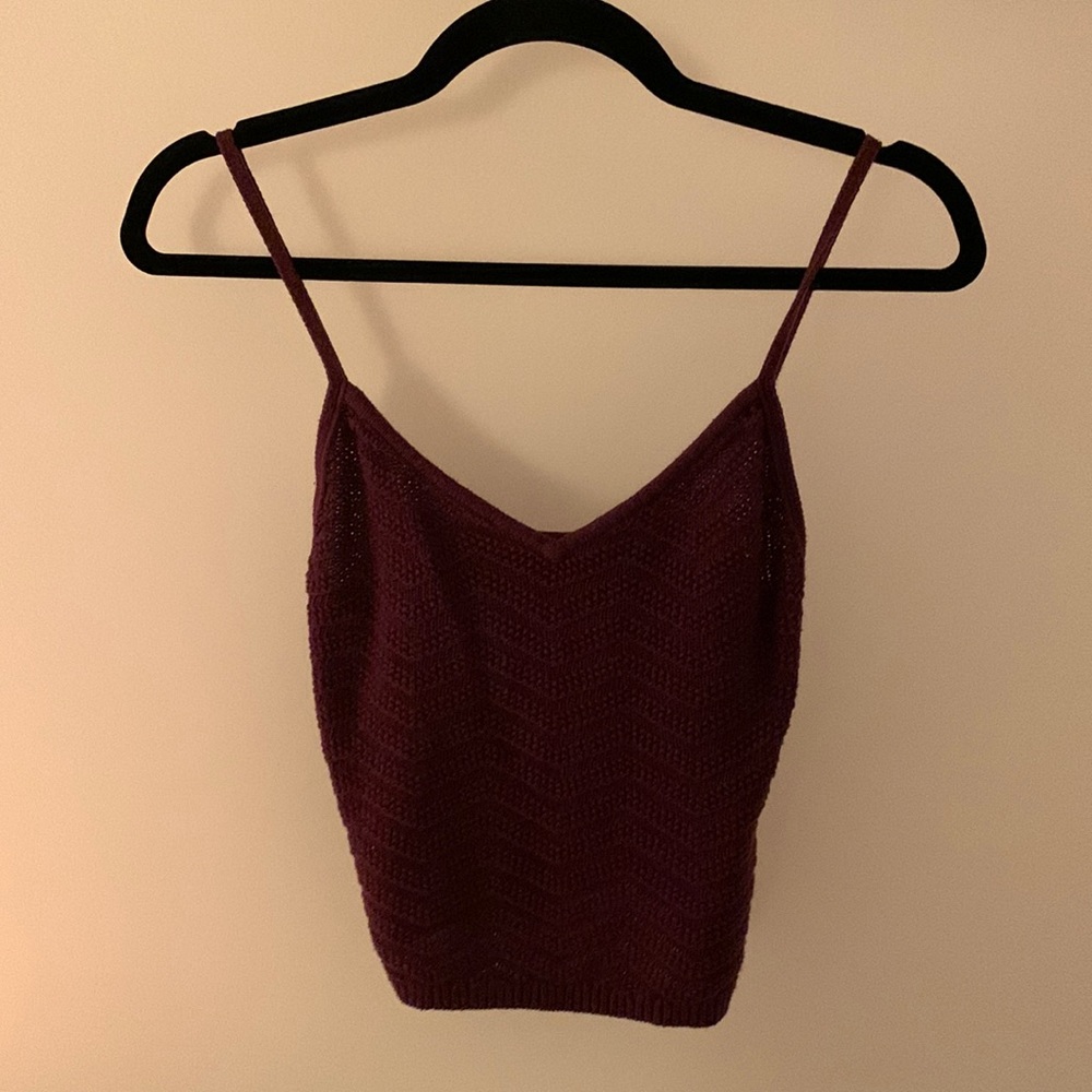 Purple Knitted cami- small